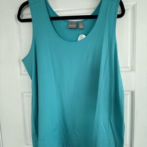 Chico’s Turquoise Tank Top size 3
